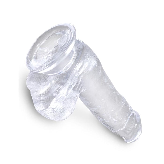 Pipedream King Cock 6-Inch Translucent Dildo with Realistic Balls