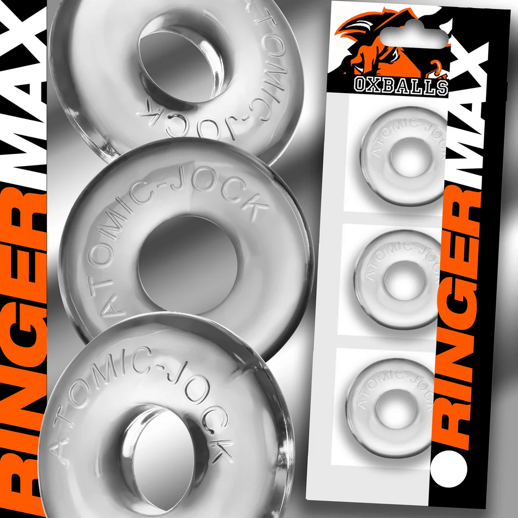 Oxballs Premium Ringer Max Three-Pack Set of Penis Rings