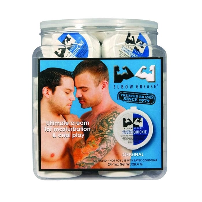 Original Elbow Grease Premium Sensual Lubricant Cream Quickie Set with 24 Bowls