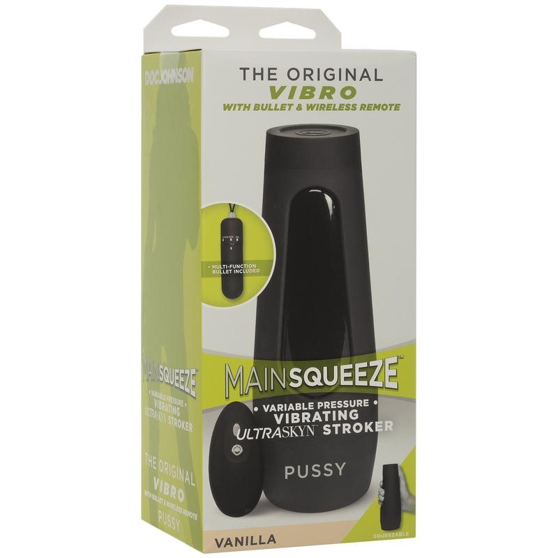 Doc Johnson Main Squeeze: The Original 9-Function Vibrating Pussy Simulator