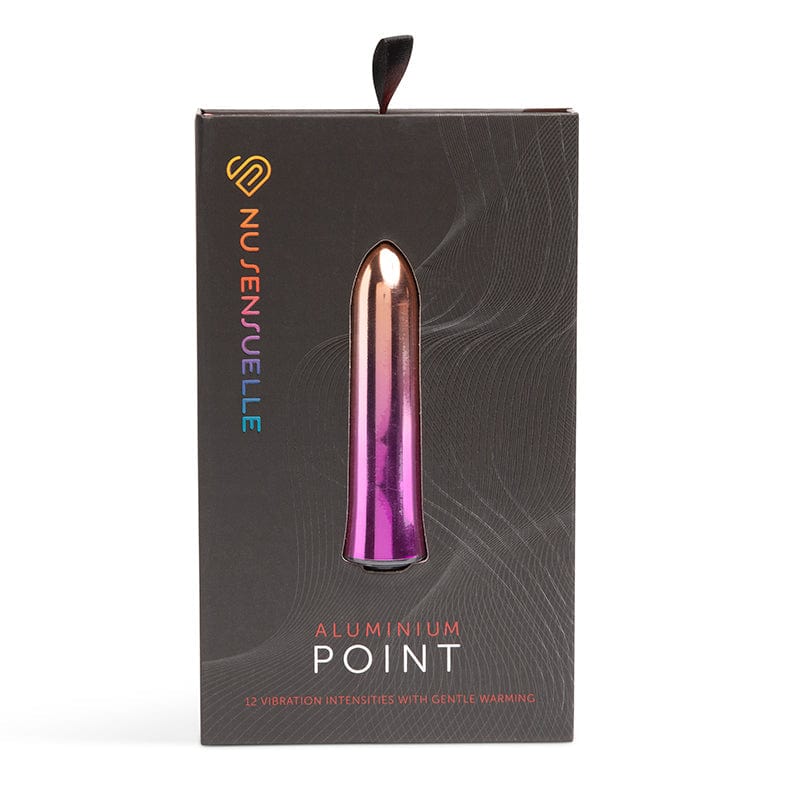 Nu Sensuelle Luxury Aluminium Ombre-Pointed Warming Bullet Vibrator