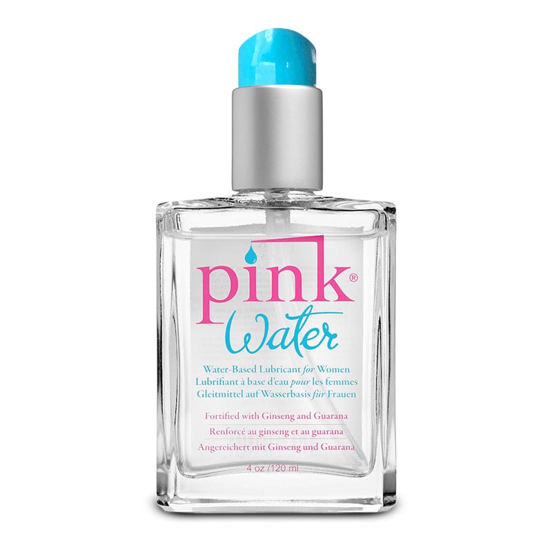 Empowered Products 4 oz Pink Glass Bottle Water-Based Lubricant