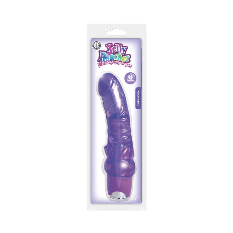 NS Novelties Jelly Rancher 6 - Platinum TPE Waterproof Multi - speed Vibrating Massager