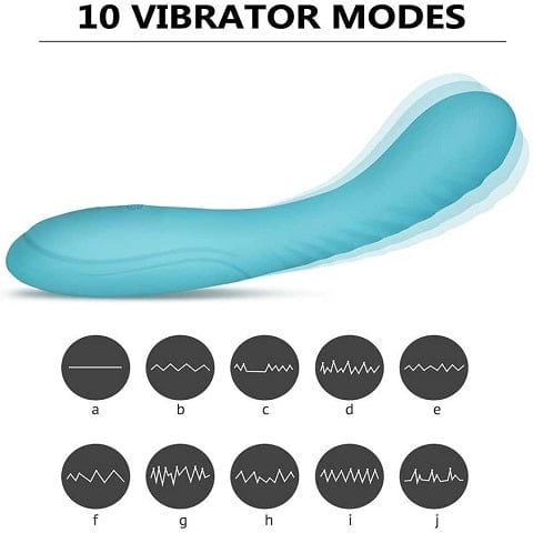 Tracy's Dog Premium Silicone G-Spot Dildo Vibrator with 10 Vibration Patterns