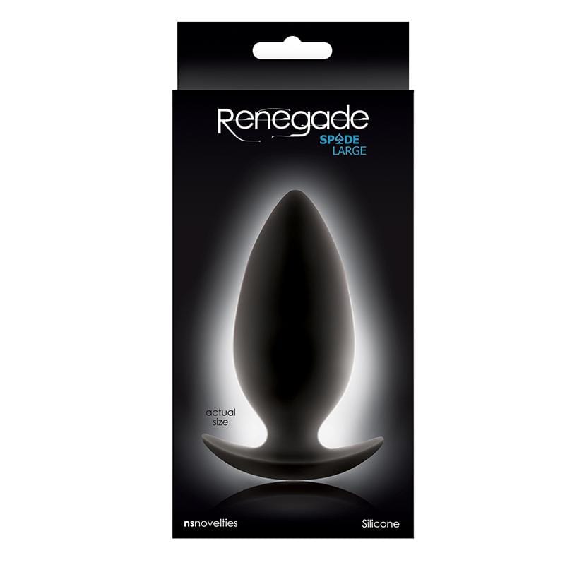 NS Novelties Renegade Spades Anal Plug - Premium Silicone Anal Insertion Toy