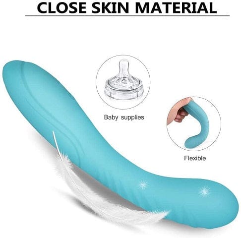 Tracy's Dog Premium Silicone G-Spot Dildo Vibrator with 10 Vibration Patterns