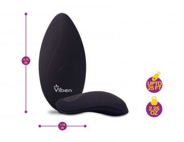 Viben Racy Premium Remote - Controlled Silicone Panty Vibrator for Intimate Pleasure