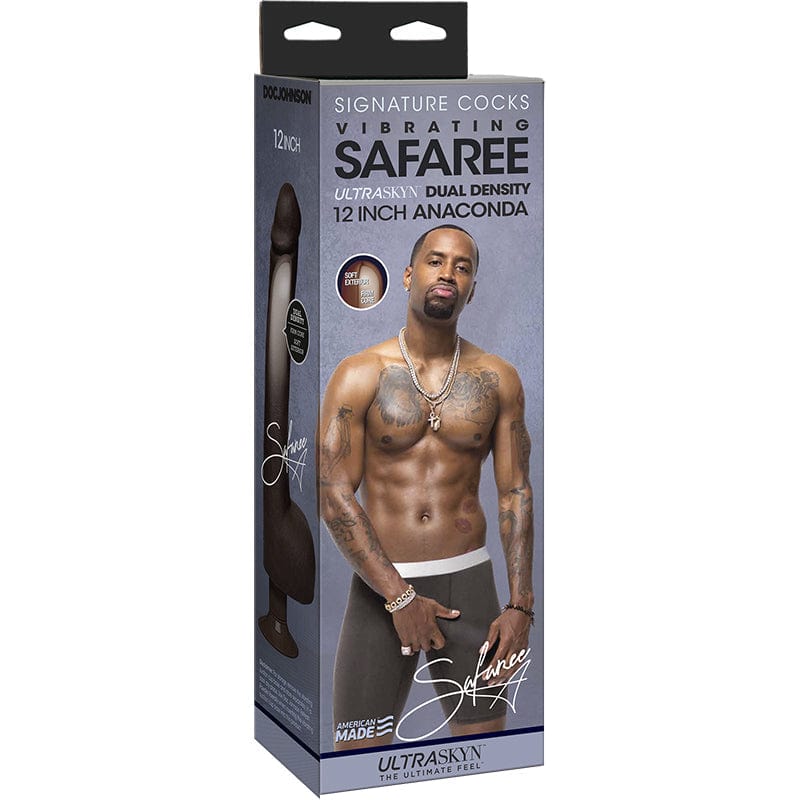 Doc Johnson's 12 - inch Lifelike Anaconda Cock, Safaree Signature