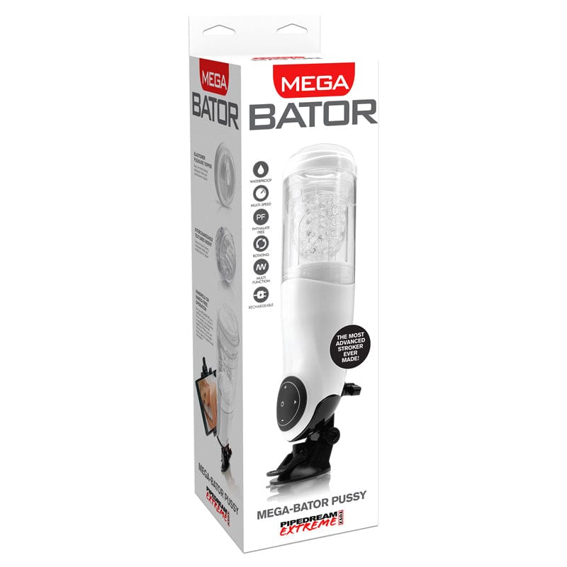 Pipedream Products Advanced USB-Rechargeable Hands-Free Mega-Bator Pussy