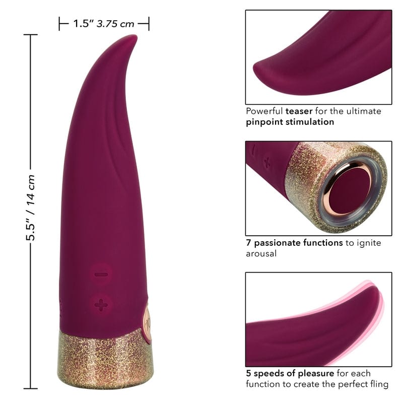 Calexotics Starstruck Fling Flexible Vibrating Massager for Sensual Pleasure