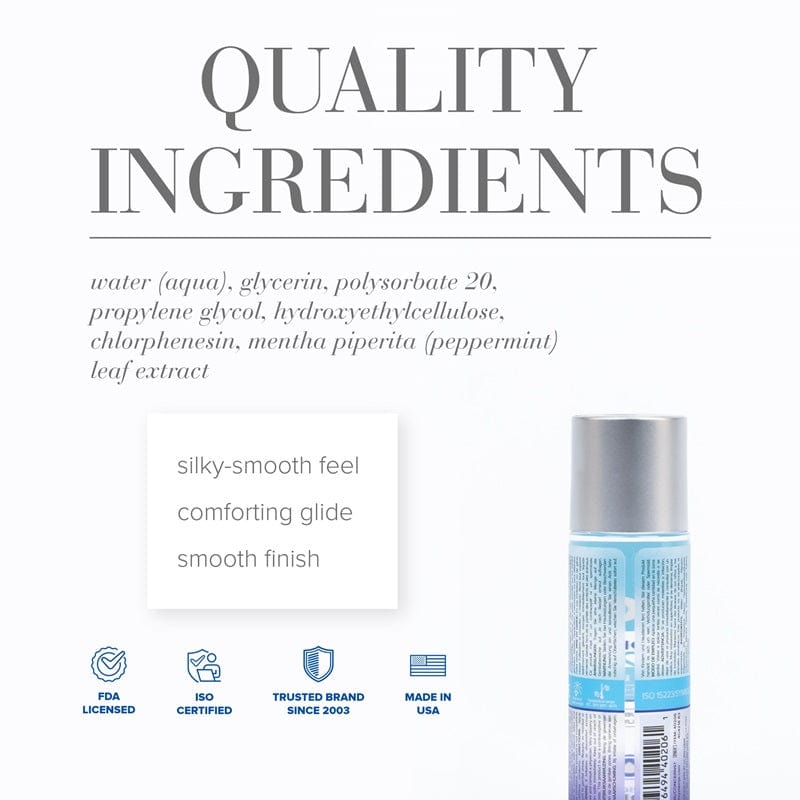 System JO H2O Cooling and Sensual Water-Based Intimate Lubricant