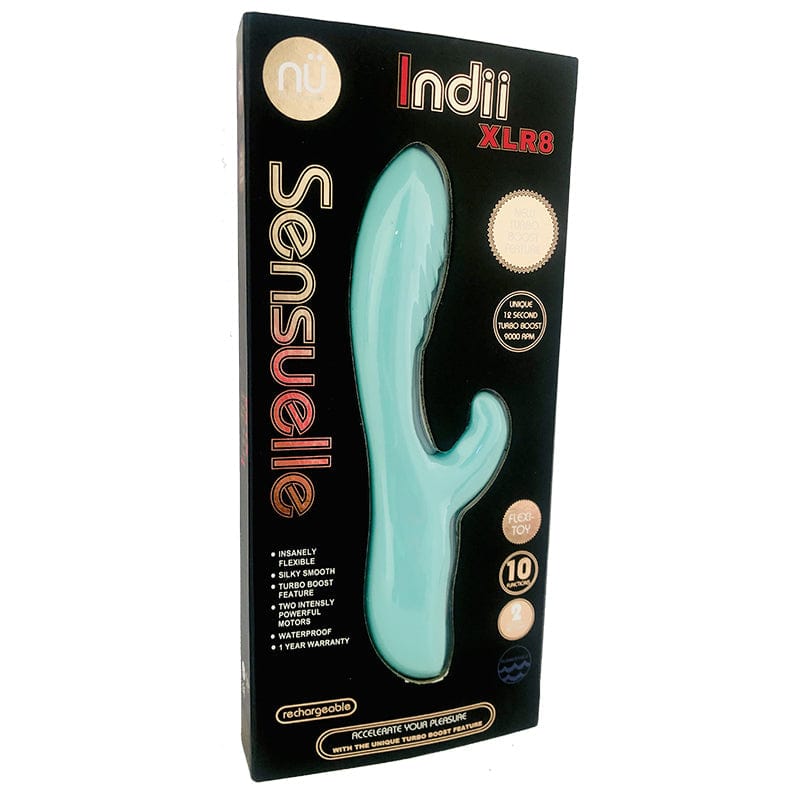 Nu Sensuelle Indii XLR8: Powerful Dual - Stimulating Waterproof Vibrator