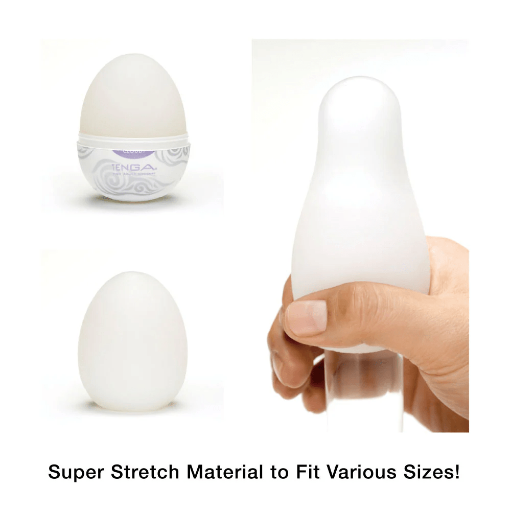 Tenga Cloudy Egg - Ultra - Soft with Intense Stimulation