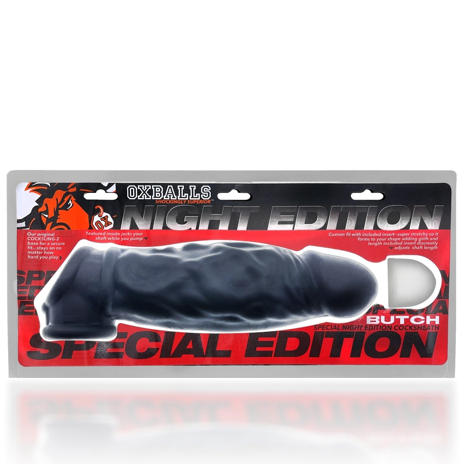 Oxballs Special Edition Black Butch Cocksheath for Enhanced Experience