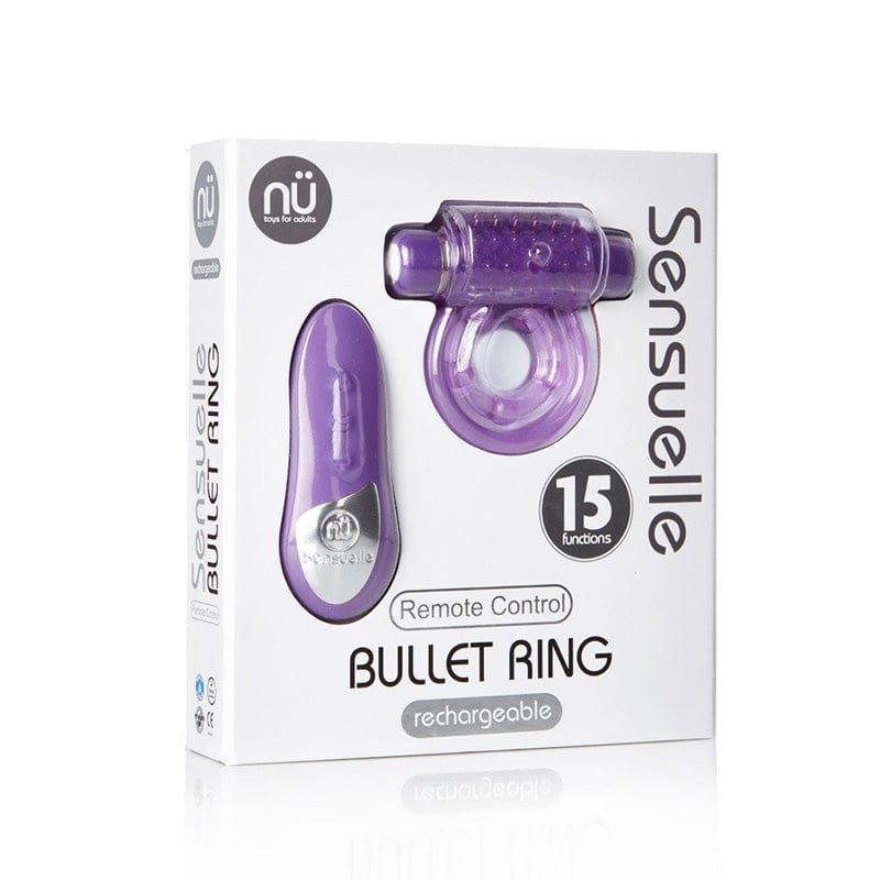 Nu Sensuelle XLR8 Technology Remote-Controlled Silicone Bullet Ring with 15 Vibration Patterns