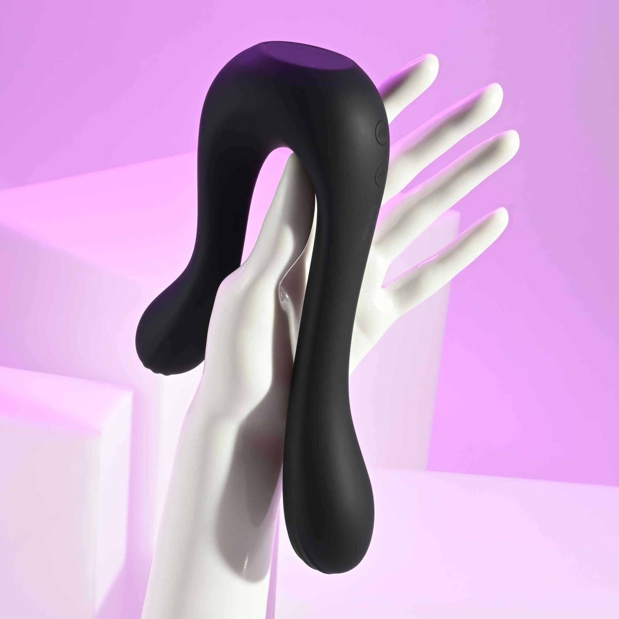 Playboy Luxury Swan Dual-Purpose Flexible Vibrator