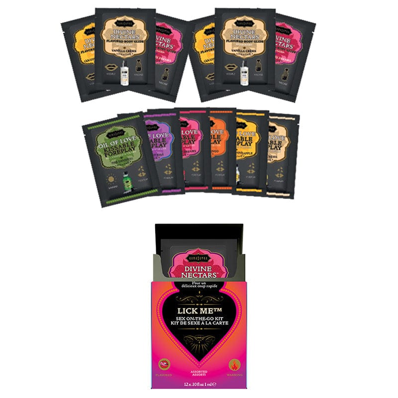 Kama Sutra's Discreet Sex To Go Lick Me Sachet Set