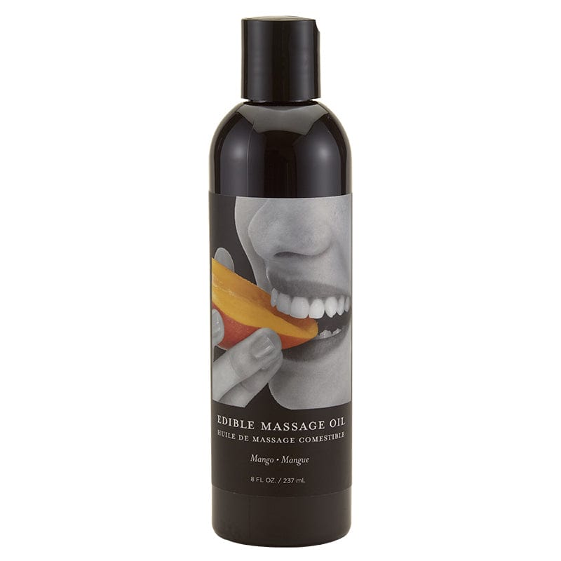 8-Ounce Earthly Body Edible Massage Oil for Luxurious Skin Care