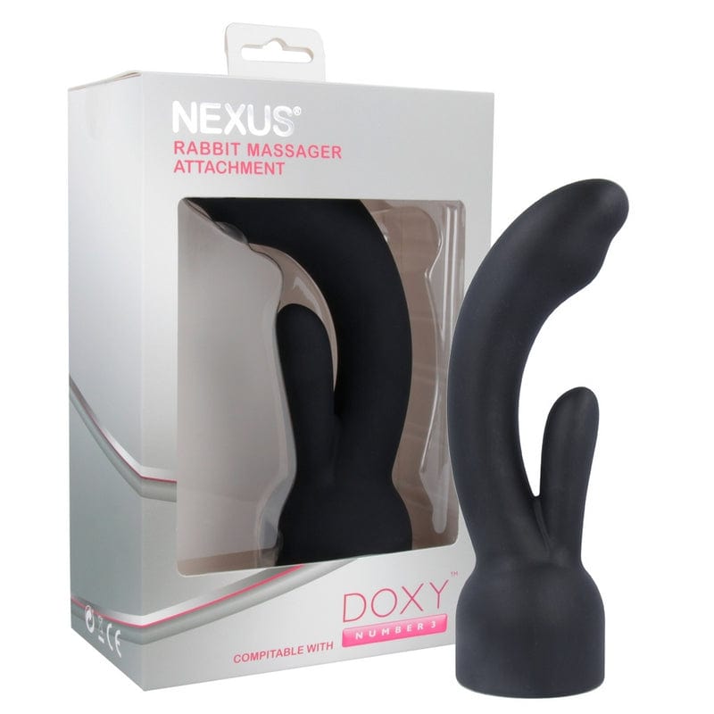 Doxy 3 Hypo - allergenic Rabbit Attachment for Intense G - Spot Pleasure