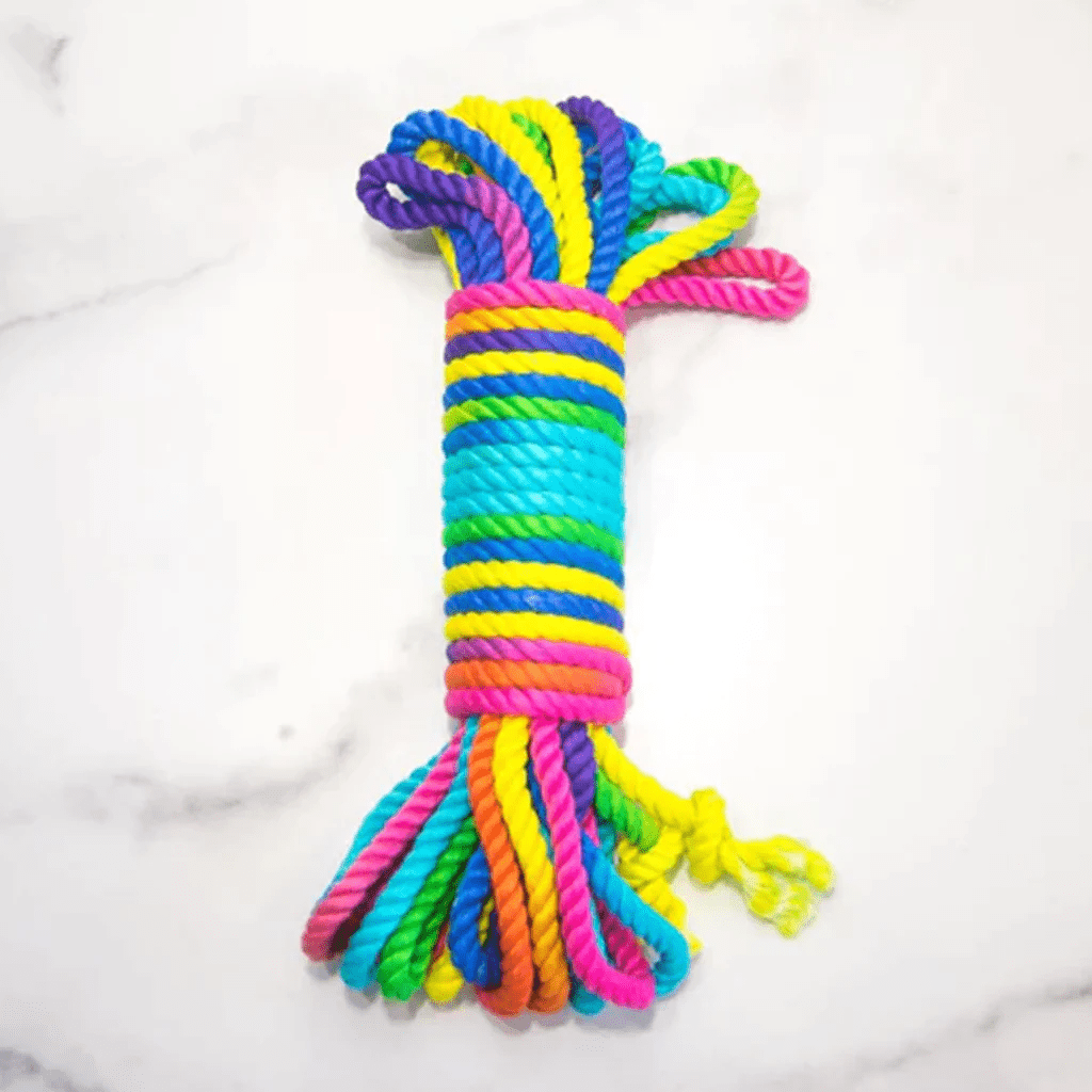 Eco-Friendly Emojibator Unicorn Rainbow 8-Meter Bondage Rope