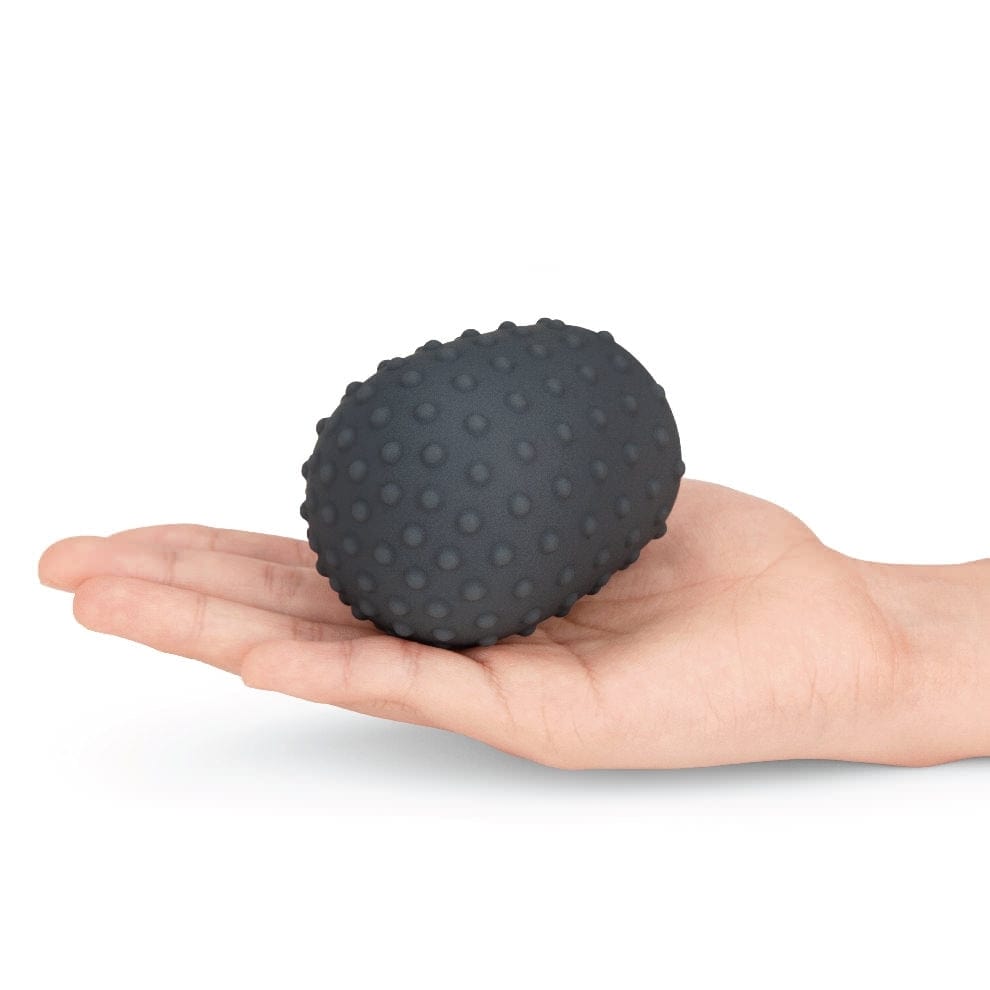 Le Wand Rechargeable Massager's Silicone Covers with Droplet and Spiral Textures