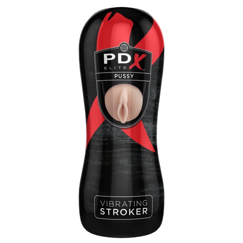 Pipedream PDX Elite Vibrating Male Pussy Stroker for Intense Sensations