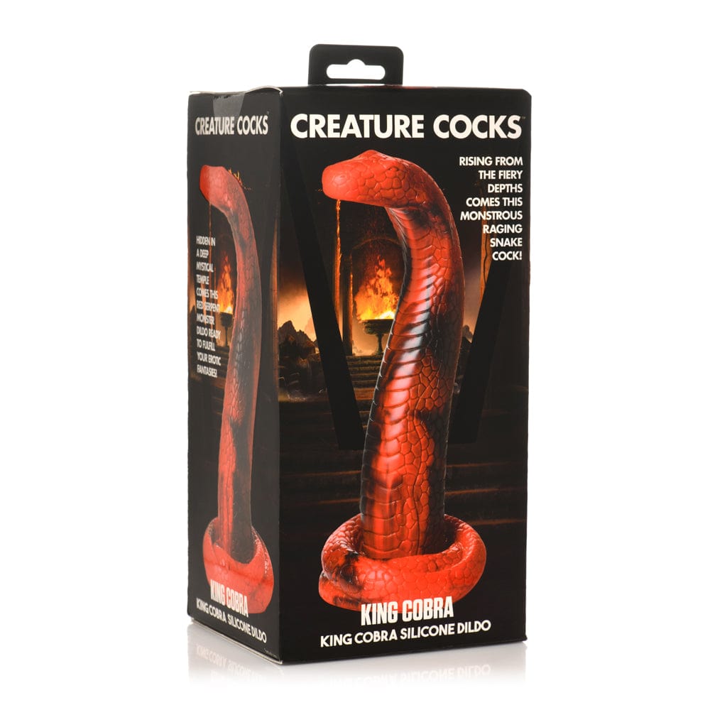 Premium Silicone King Cobra Fantasy Dildo for Kinky Adventures