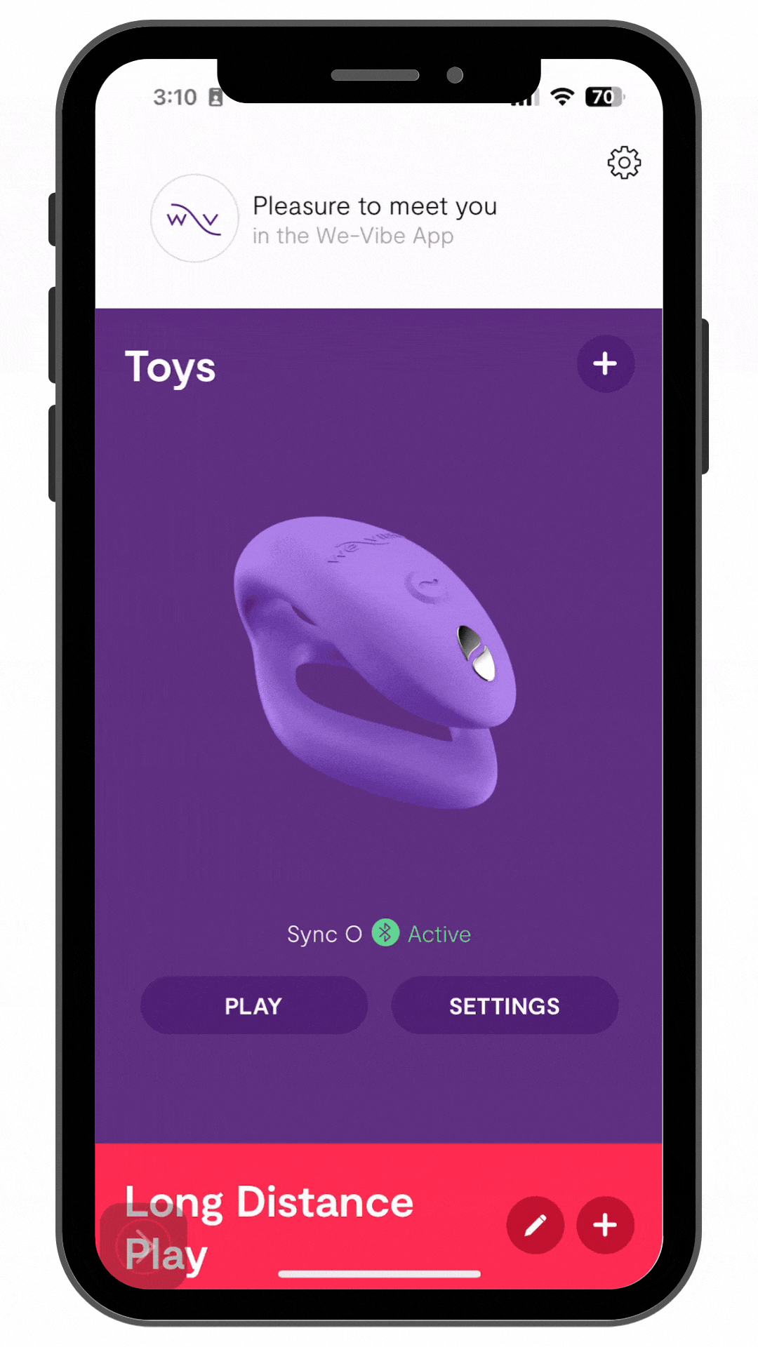Innovative We-Vibe Sync O Hands-Free Couples Vibrator for Ultimate Pleasure