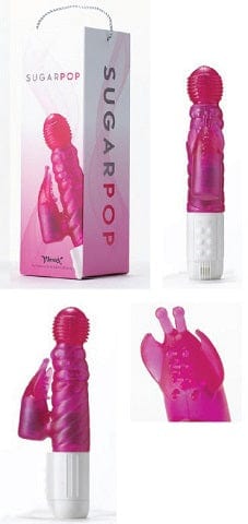 Vibratex Sugar Pop Pink Body-Safe Elastomer Twirling Vibrator