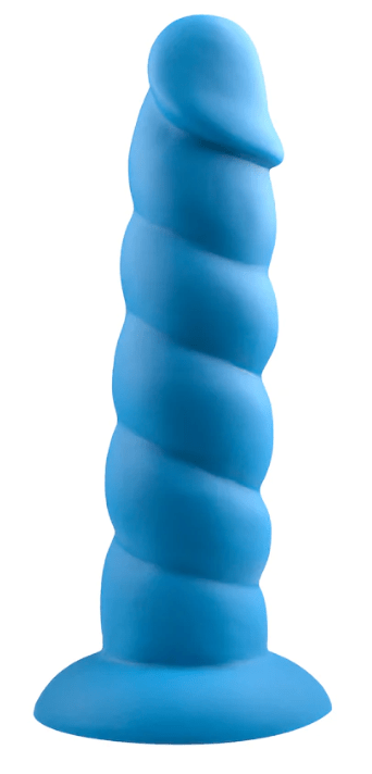 7-Inch Rock Candy Silicone Dildo - Suga - Daddy for Ultimate Carnal Satisfaction