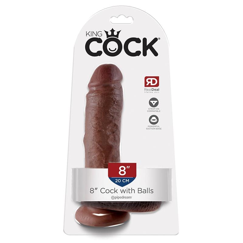 Pipedream King Cock 8-Inch Realistic Dildo with Balls