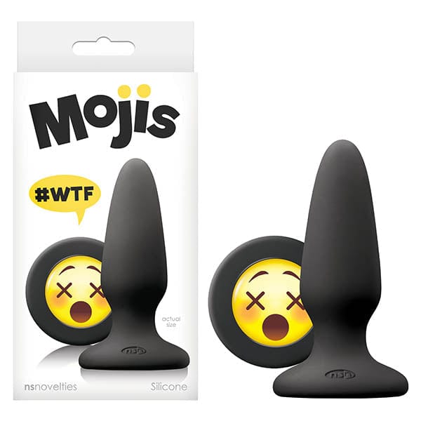 NS Novelties Silky Smooth Moji's WTF Mini Butt Plugs