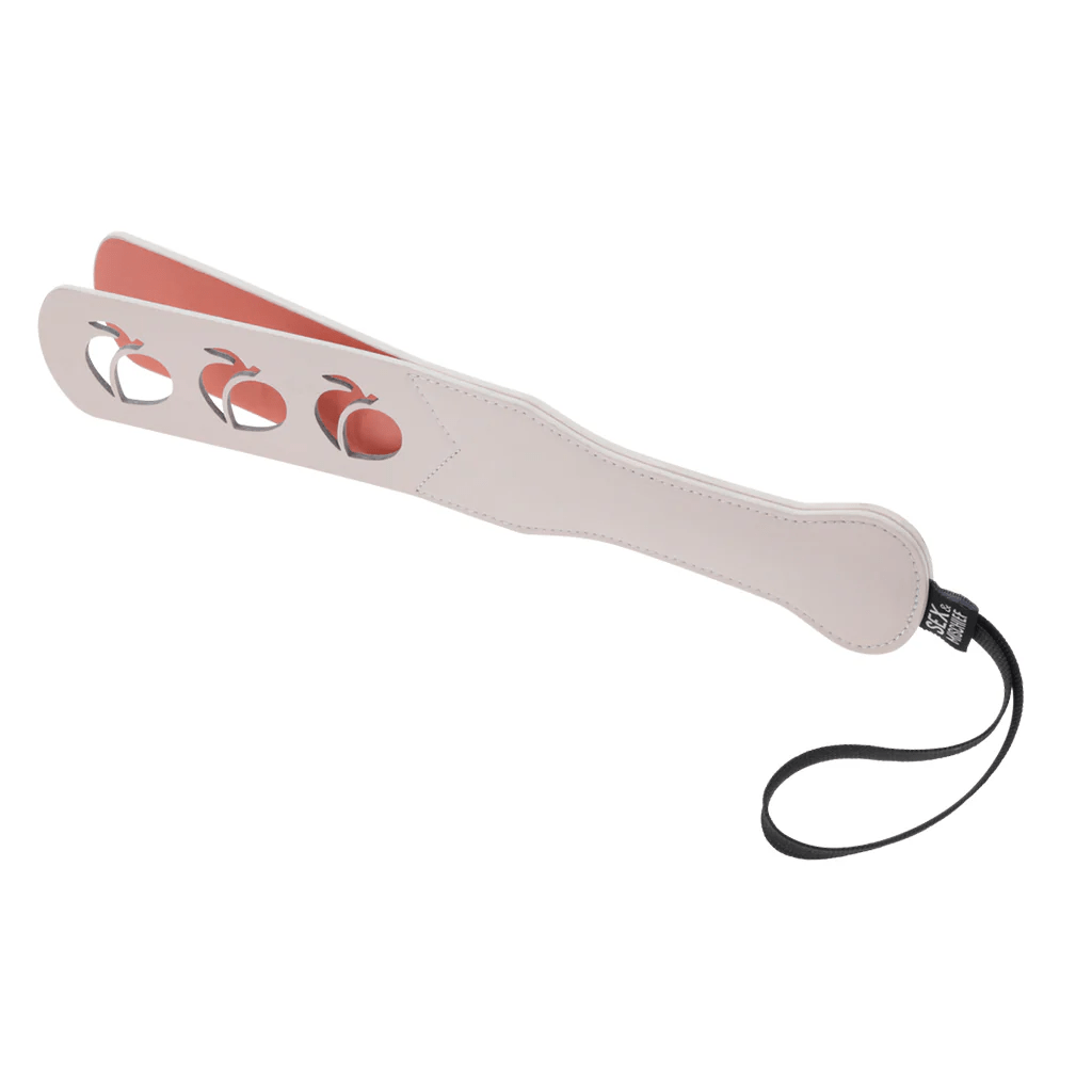 Sportsheets Sex & Mischief Peaches and Cream-themed Playful Impression Paddle for BDSM Adventures