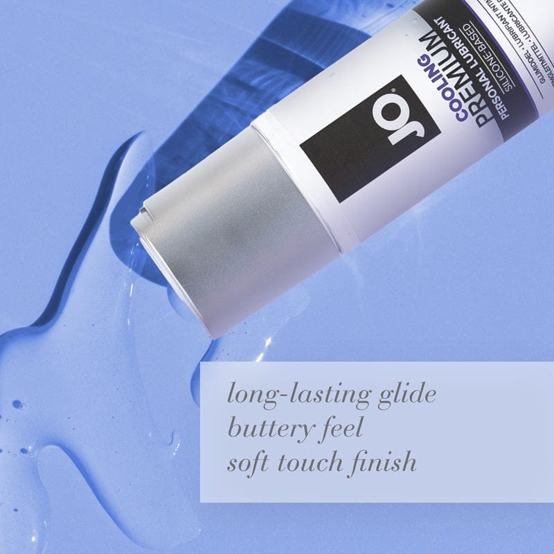 System JO Premium Luxury Cooling Silicone-Based Personal Lubricant for Extended Pleasure