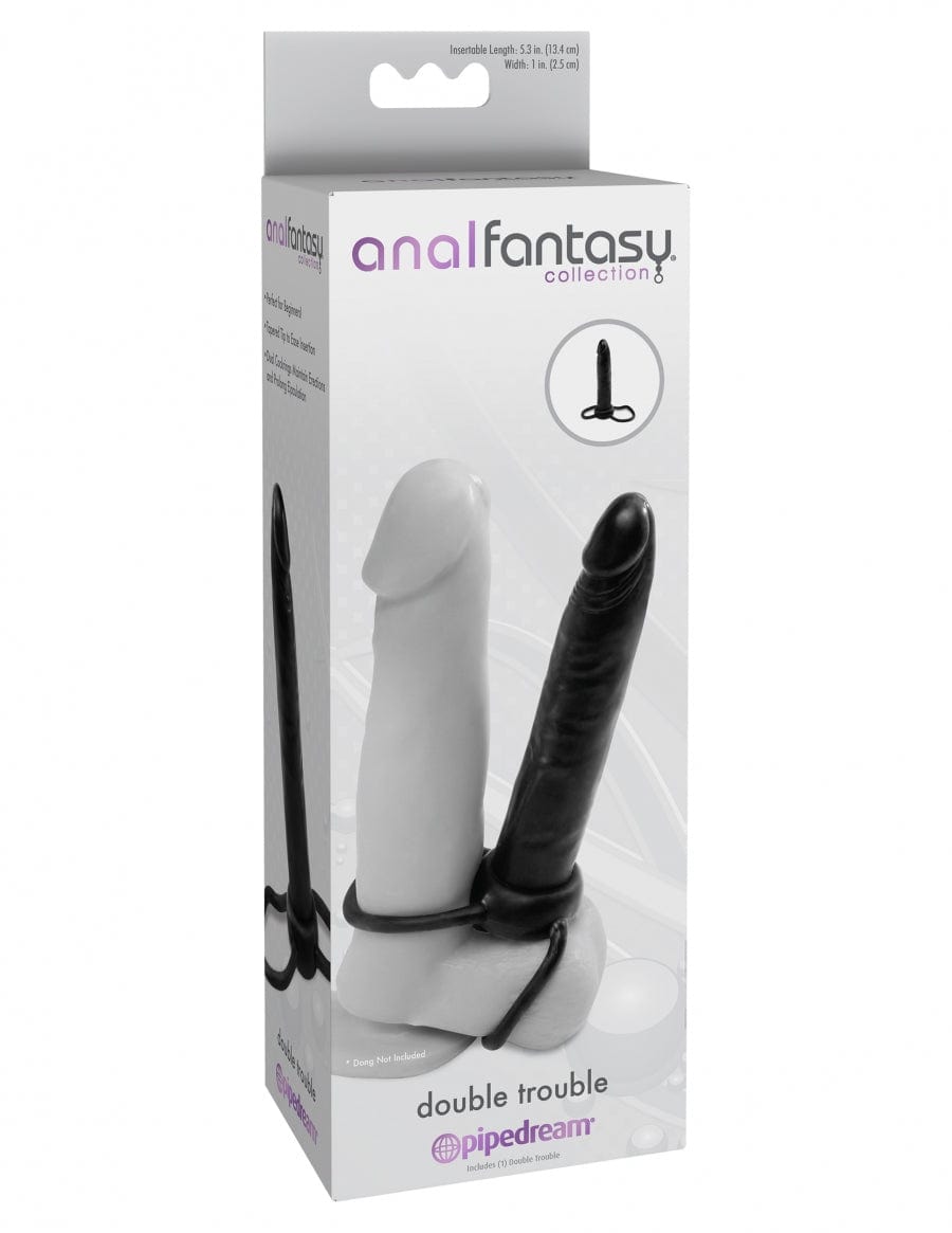 Pipedream's Anal Fantasy Double Trouble Strap-On for Intense Pleasure