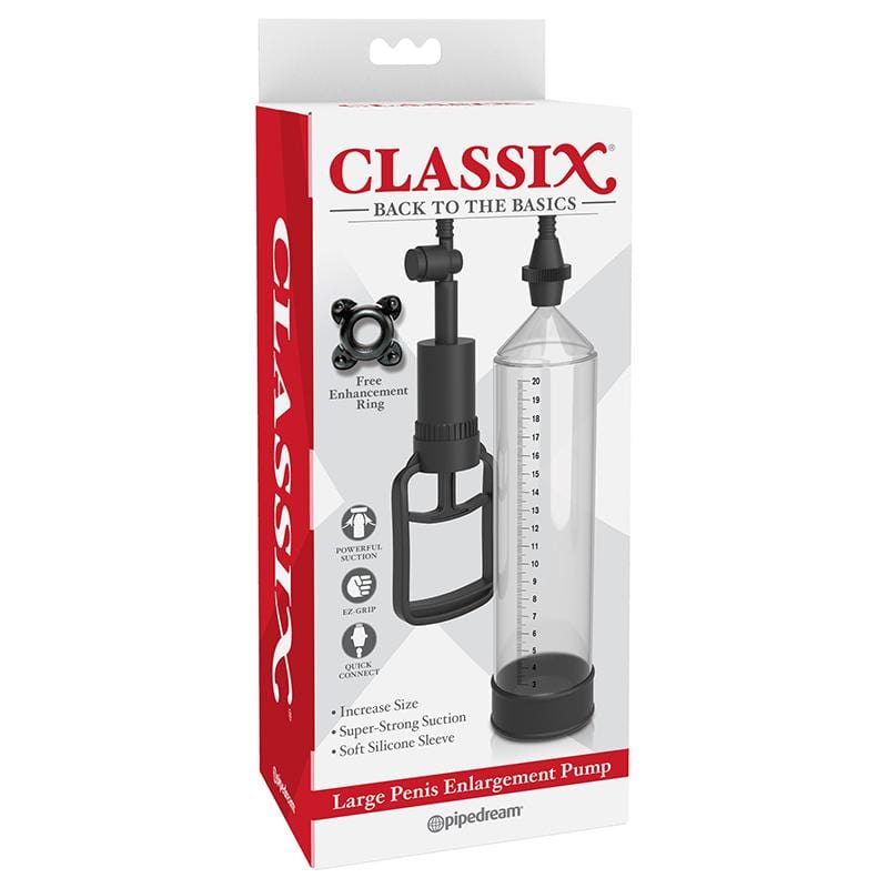 Pipedream Products Classic Large-sized Penis Enlargement Pump for Enhanced Size and Confidence