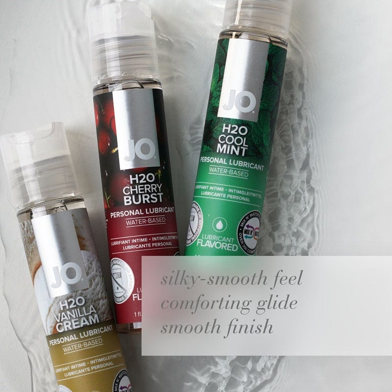 System JO H2O Cherry Burst Flavored Personal Lubricant for Intimacy