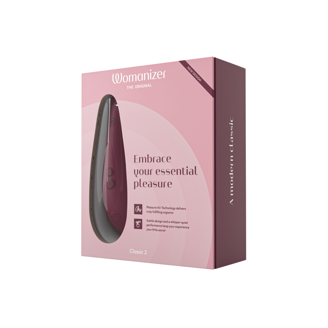 Revolutionary Womanizer Classic 2: 10 - Level Clitoral Stimulator for Ultimate Pleasure