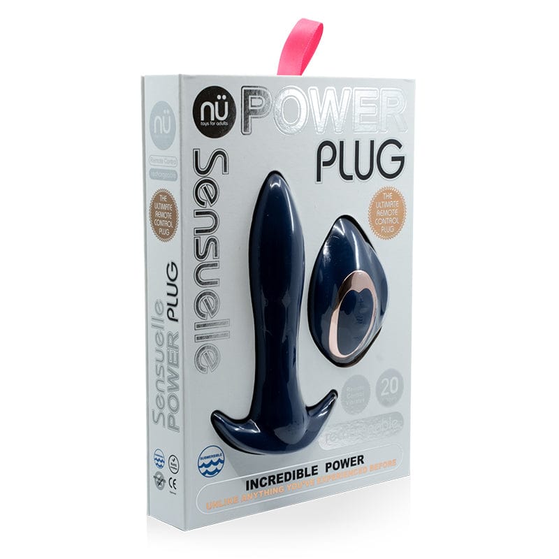 Nu Sensuelle Remote-Controlled Vibrating Power Butt Plug for Enhanced Sensory Experience