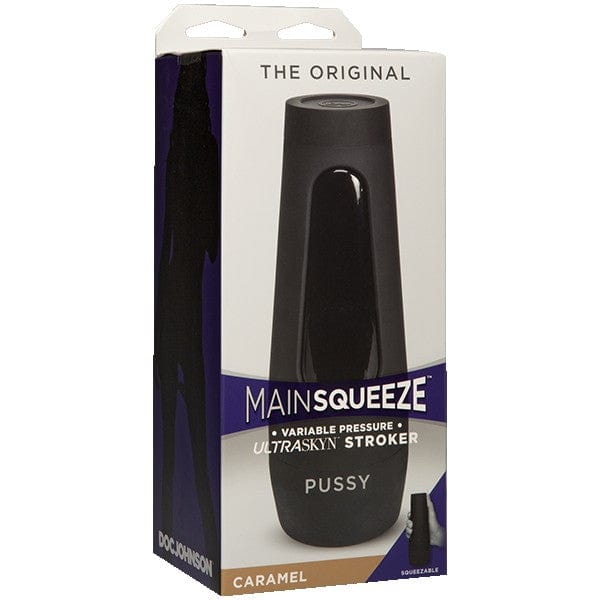 Doc Johnson Main Squeeze Original Caramel - Realistic & Customizable Stroker