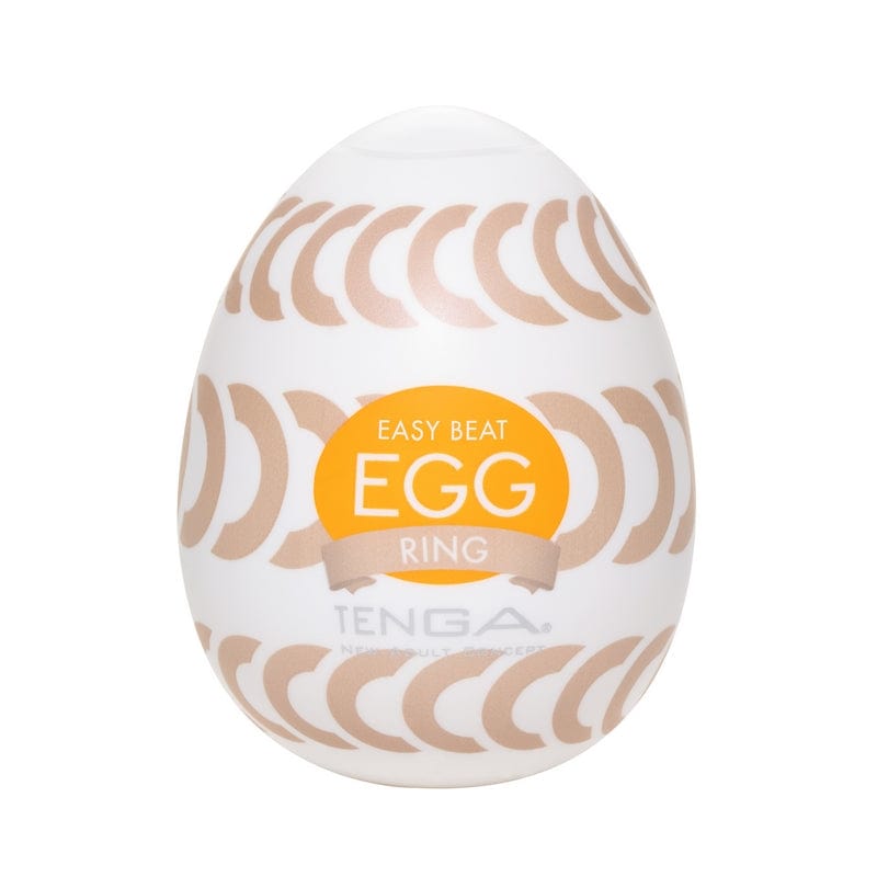Tenga Pleasure Egg with Wonder Ring for Men's Intense Enjoyment