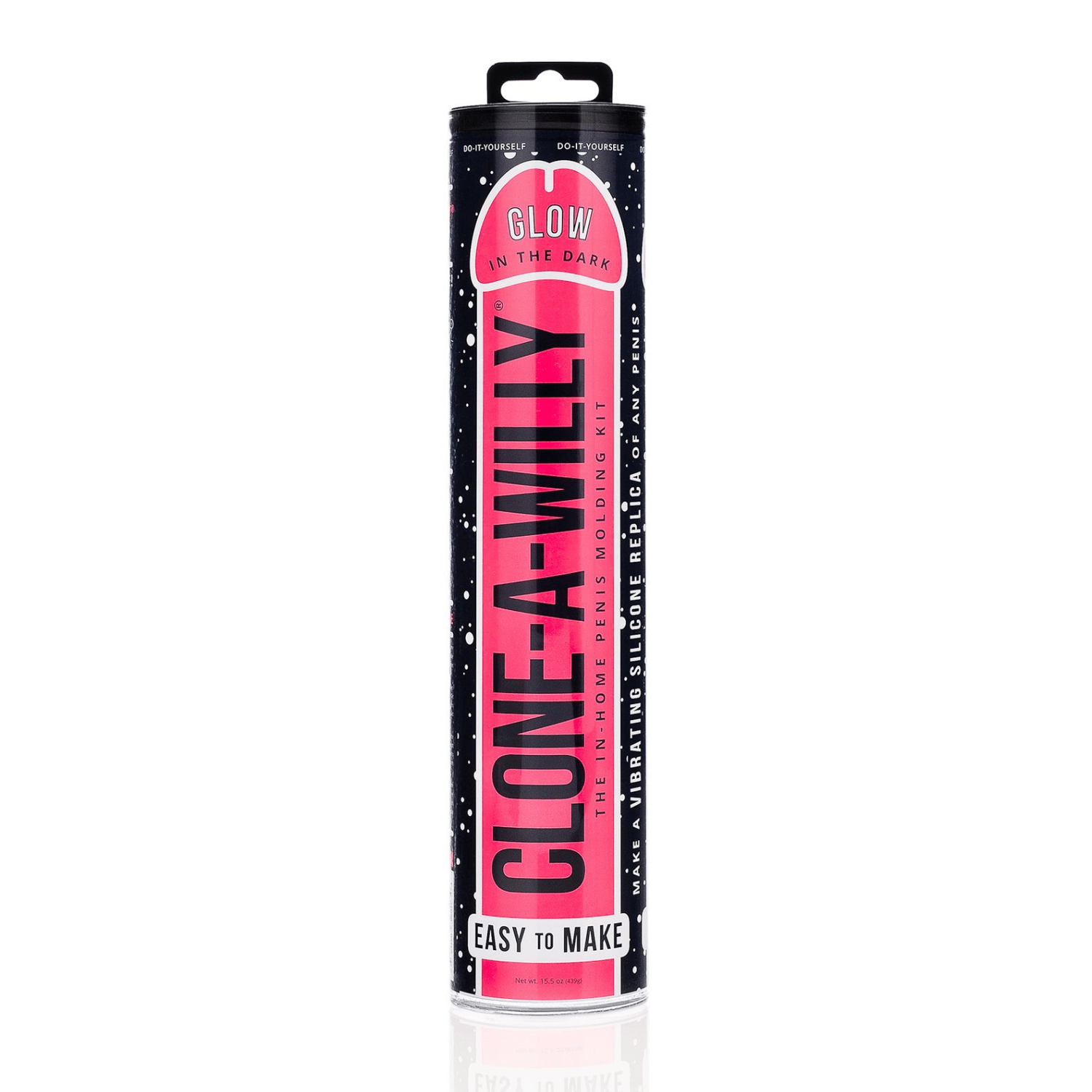 Empire Labs Glow-In-The-Dark Pink Vibrating Clone A Willy - An Exclusive Penis Casting Kit for Personalized Sex Toys