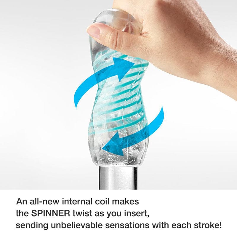 Tenga Hexa Spinner Reusable Male Masturbator with Unique Sensations