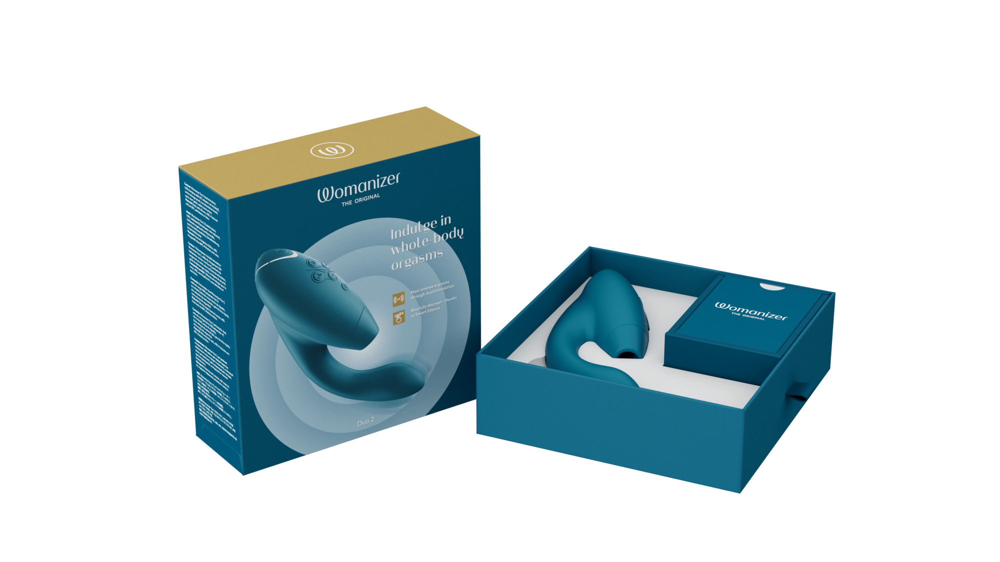 Womanizer Duo 2: High - end Waterproof Clitoral & G - Spot Sex Toy