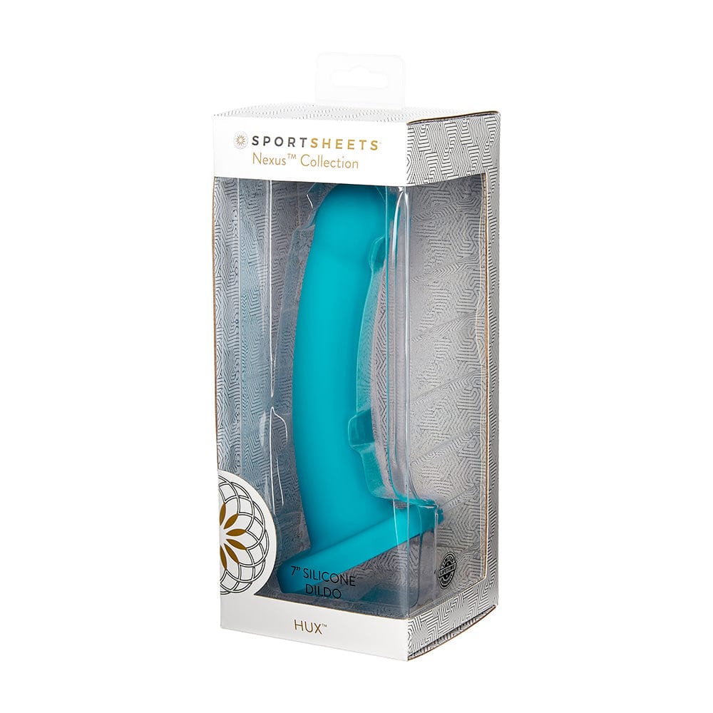 Blue Sportsheets Nexus Hux 7 - Inch Silicone Analyzing Dildo with Suction Cup for Versatile Use