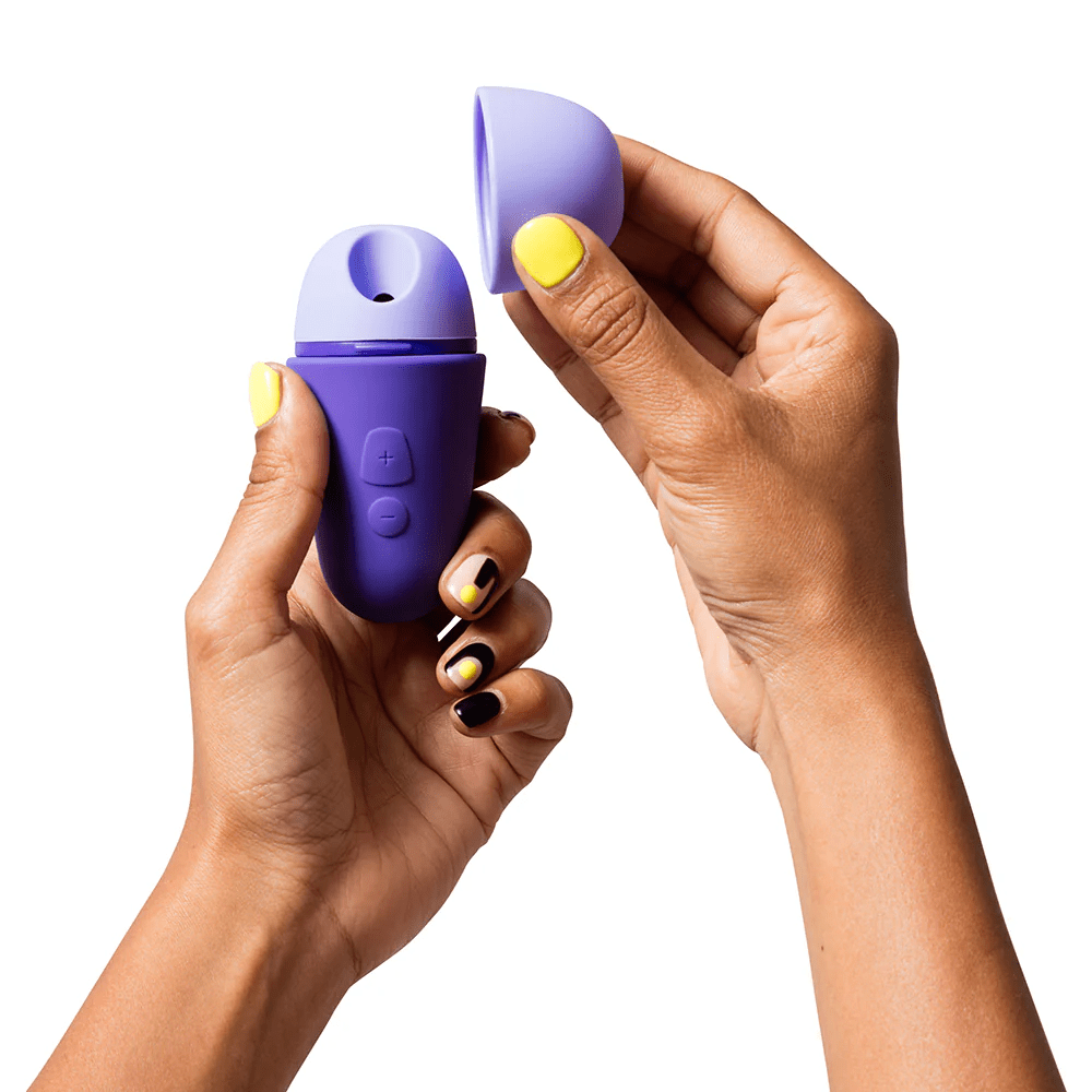 Portable Purple Romp Free X Clitoral Stimulator with 10 Intensity Levels