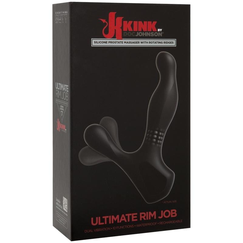 Doc Johnson Kink's Premier Ultimate Rim Job Prostate Stimulation Massager for Advanced and Beginner Fetish Enthusiasts
