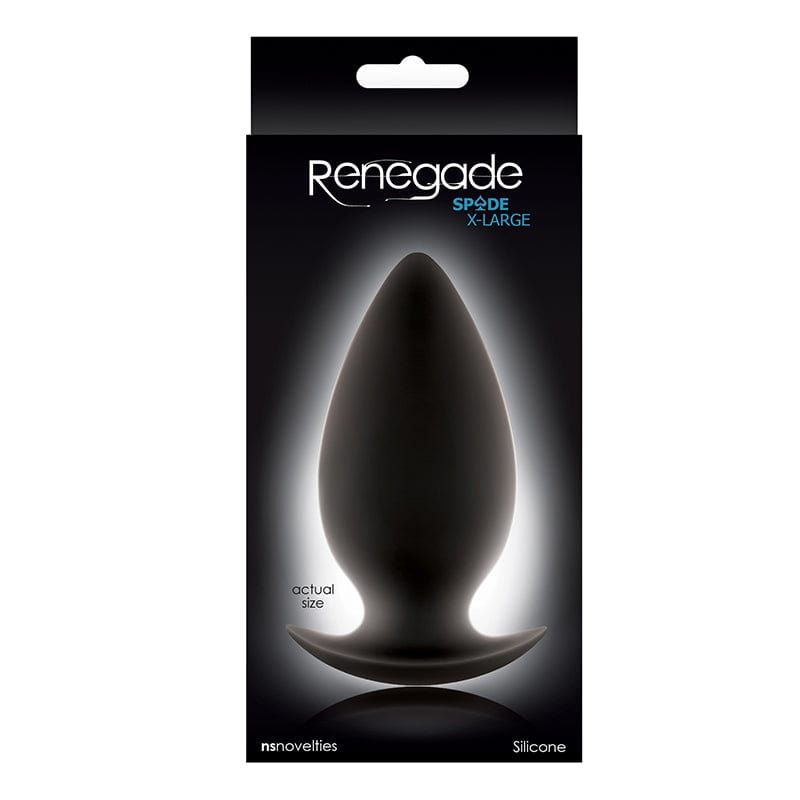 NS Novelties Renegade Spades Anal Plug - Premium Silicone Anal Insertion Toy