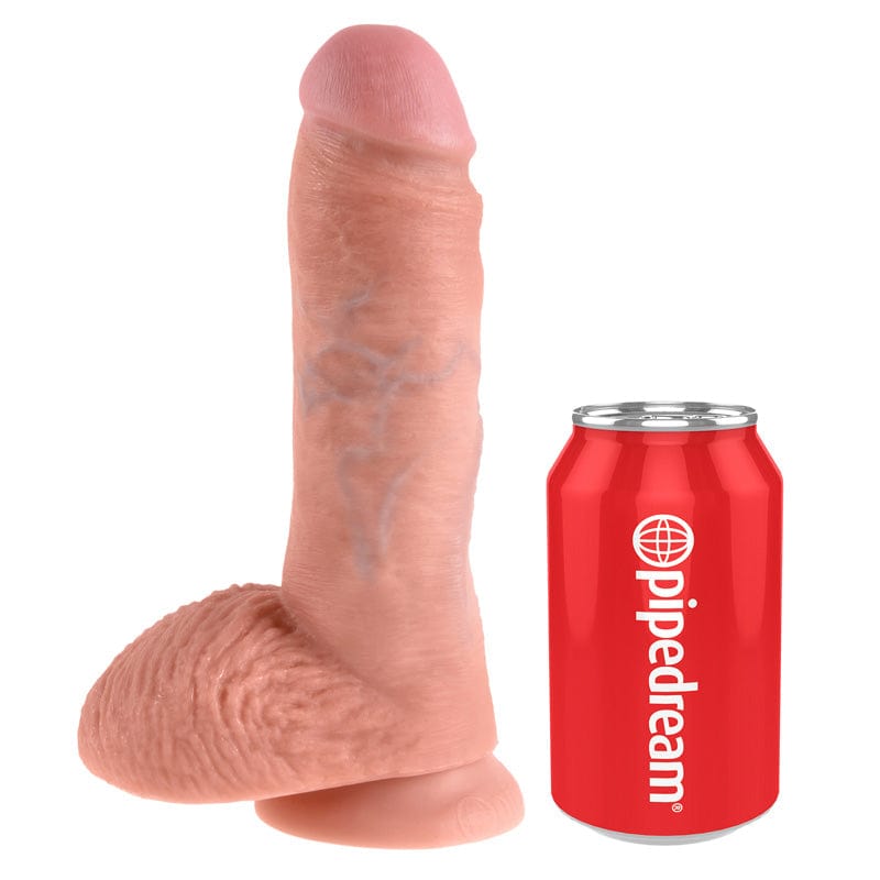 Pipedream King Cock 8-Inch Realistic Dildo with Balls