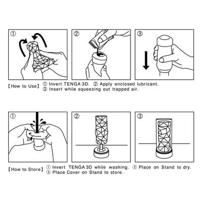 Tenga Male 3D Module Reusable Masturbator for Enhanced Self-Pleasure
